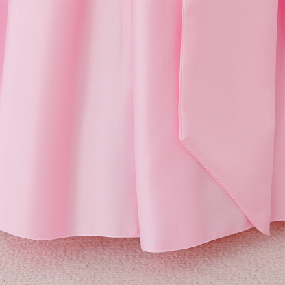 Satin Bow Sleeveless Maxi Dresses - image 26