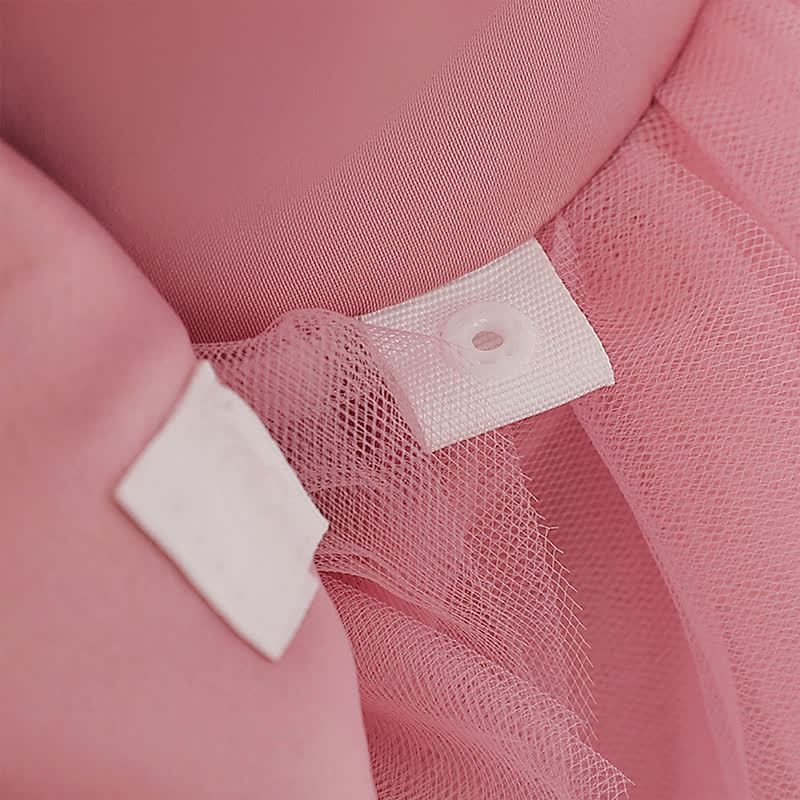 Mesh Rosette Maxi Dresses - image 7