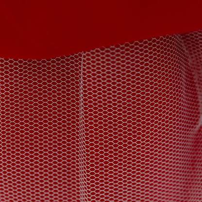 Mesh Rosette Asymmetric Sleeveless Midi Dresses - image 11