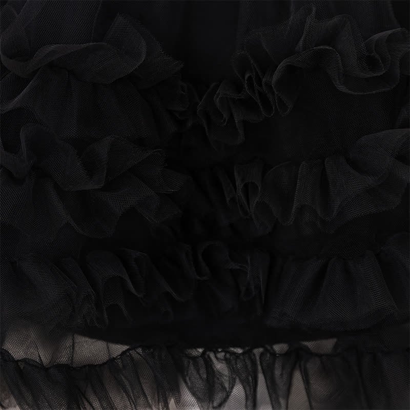 Mesh Bow Sequins Sleeveless Maxi Dresses - image 26