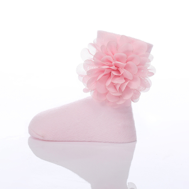 Solid Rosette Socks - image 4