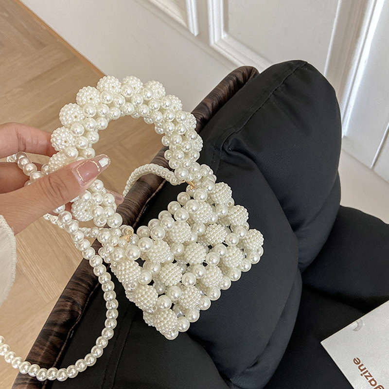 Solid With Pearls Bags - image 16
