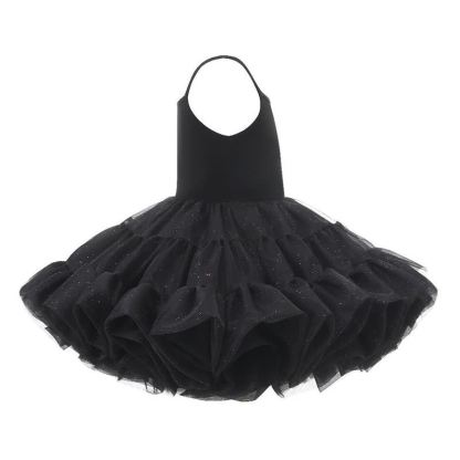 Mesh Sequins Ballet Glitter Gallus Midi Dresses - image 3