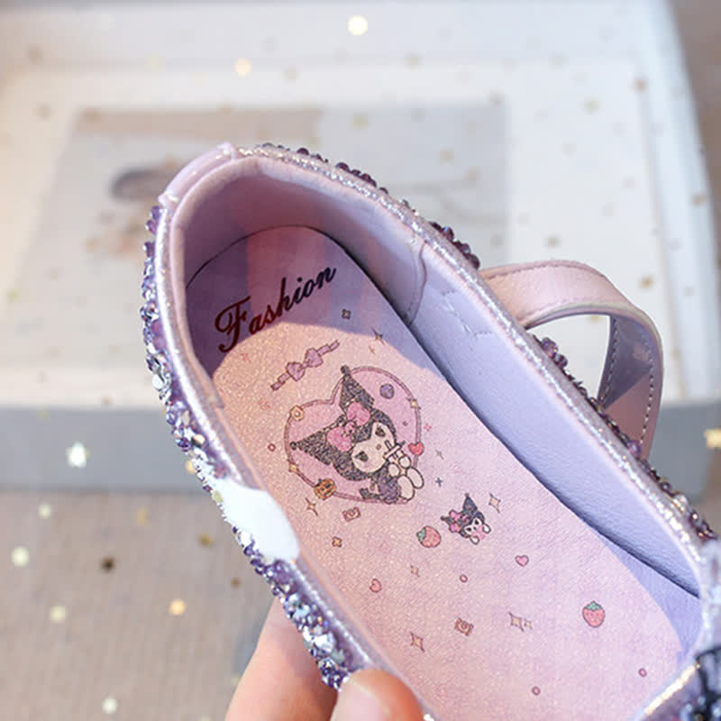 Solid Bow Sequins Round Toe Flats  - image 6