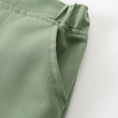 Cotton-Blend Bow Regular Sleeve Regular Formal Suit - image 19