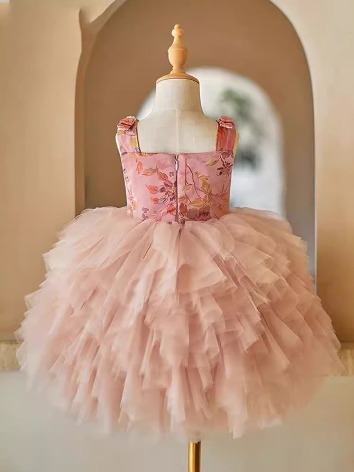Mesh Beading  Bow Sleeveless Short Dresses - image 4