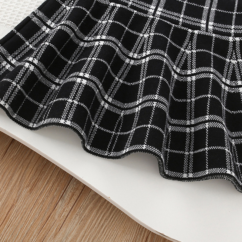 Yarn/wool Yarn Buckle Long Sleeve Regular Two-piece Set - image 14