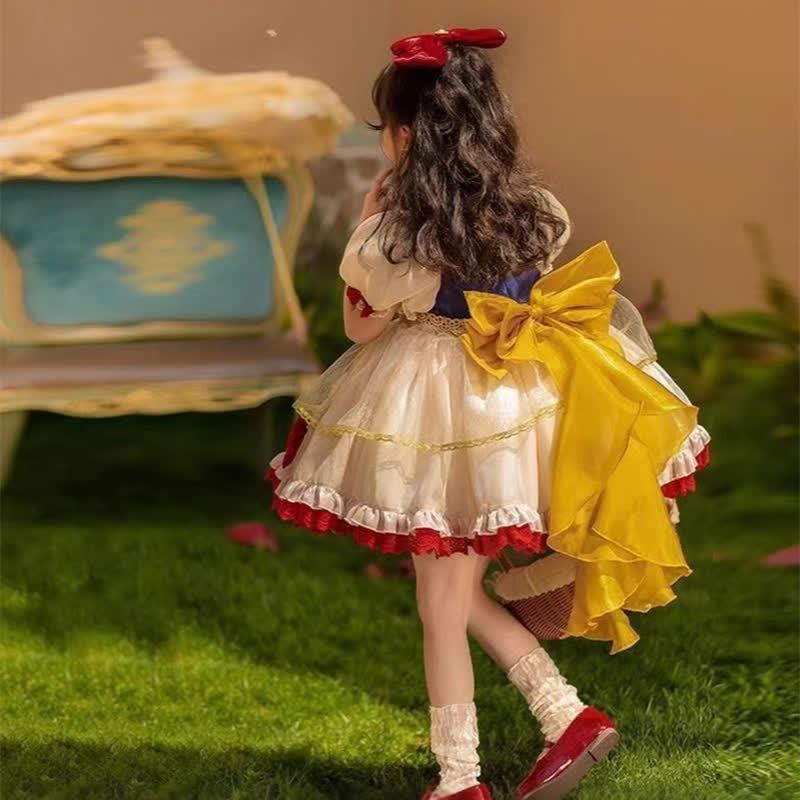 Organza Bow Short Sleeve Midi Dresses - image 4