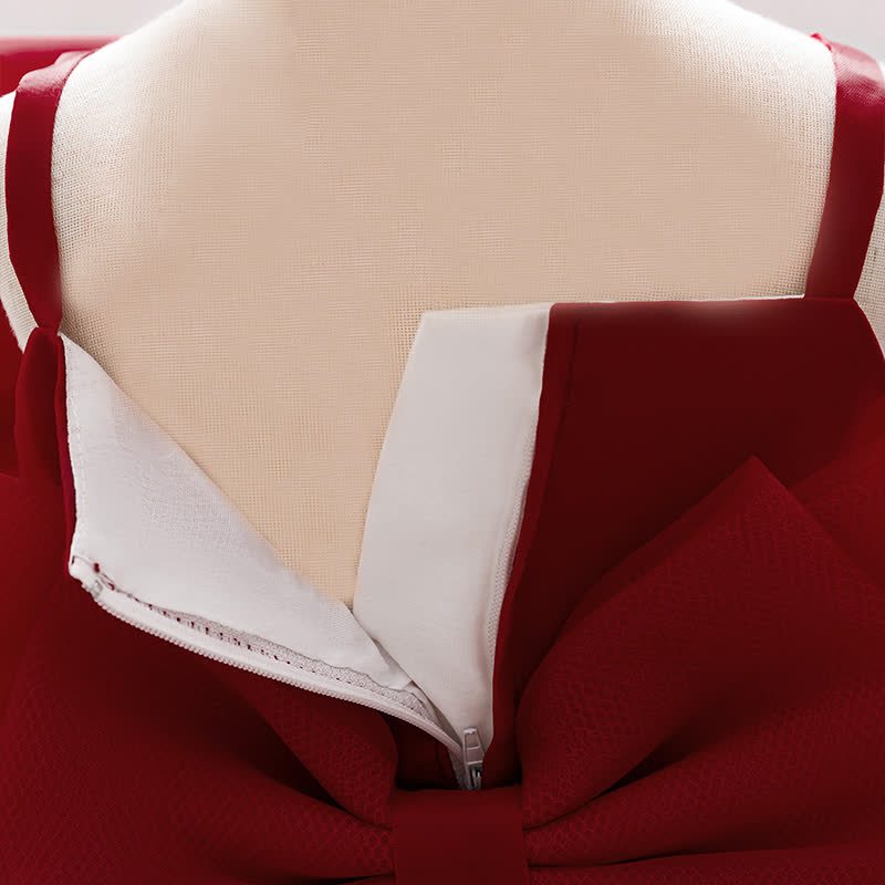 Organza Bow Rosette Maxi Dresses - image 32