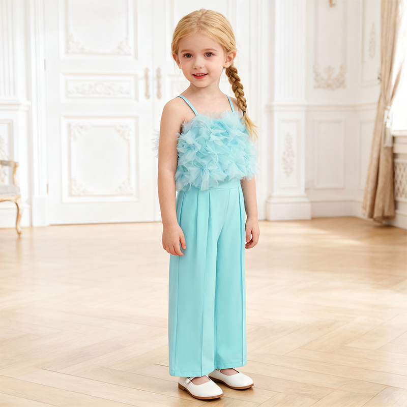 Cotton Folds Sleeveless Regular Two-piece Set - image 23