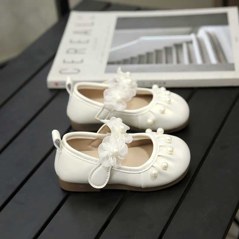 Solid Rosette Round Toe Mary Janes - image 7