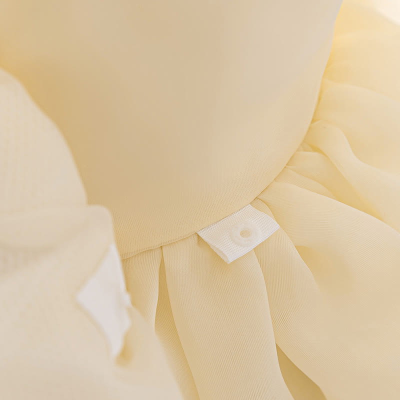 Organza Bow Rosette Maxi Dresses - image 7