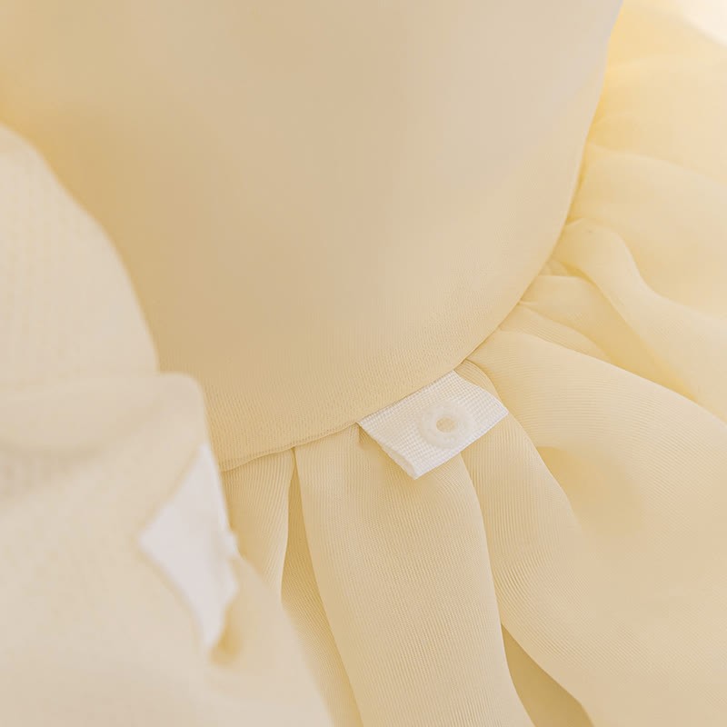 Organza Bow Rosette Maxi Dresses - image 7