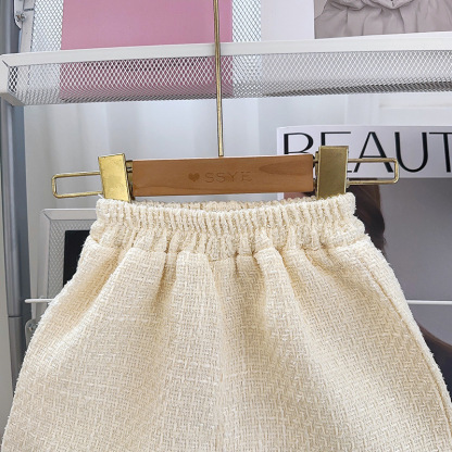 Tweed Panel Long Sleeve Crop Two-piece Set - image 19