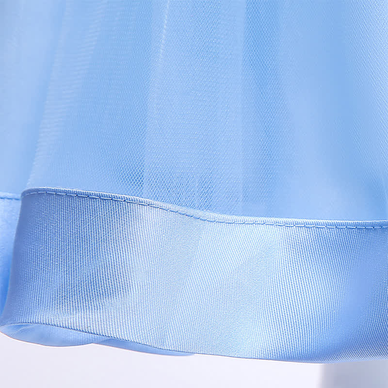 Mesh Bow Pearl Floral-embroidered Sleeveless Maxi Dresses - image 57