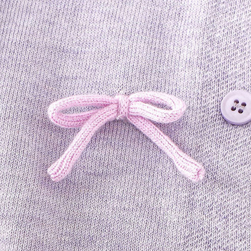 Acrylic Bow Long Sleeve Midi Two-piece Set - image 6