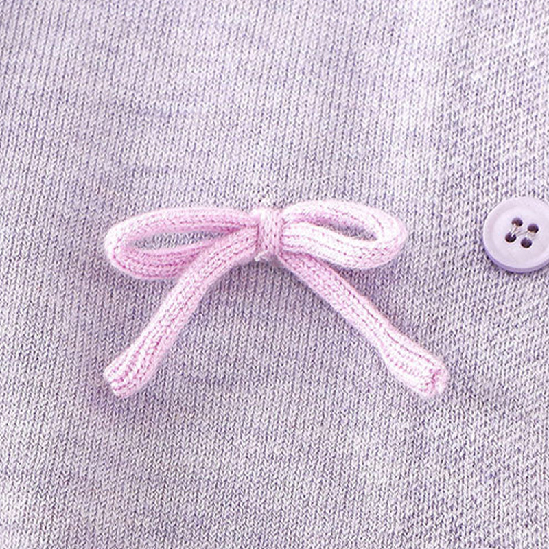 Acrylic Bow Long Sleeve Midi Two-piece Set - image 6