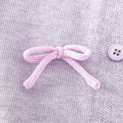 Acrylic Bow Long Sleeve Midi Two-piece Set - image 6