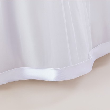 Satin & Mesh Bow Pearl Floral-embroidered Sleeveless Maxi Dresses - image 23