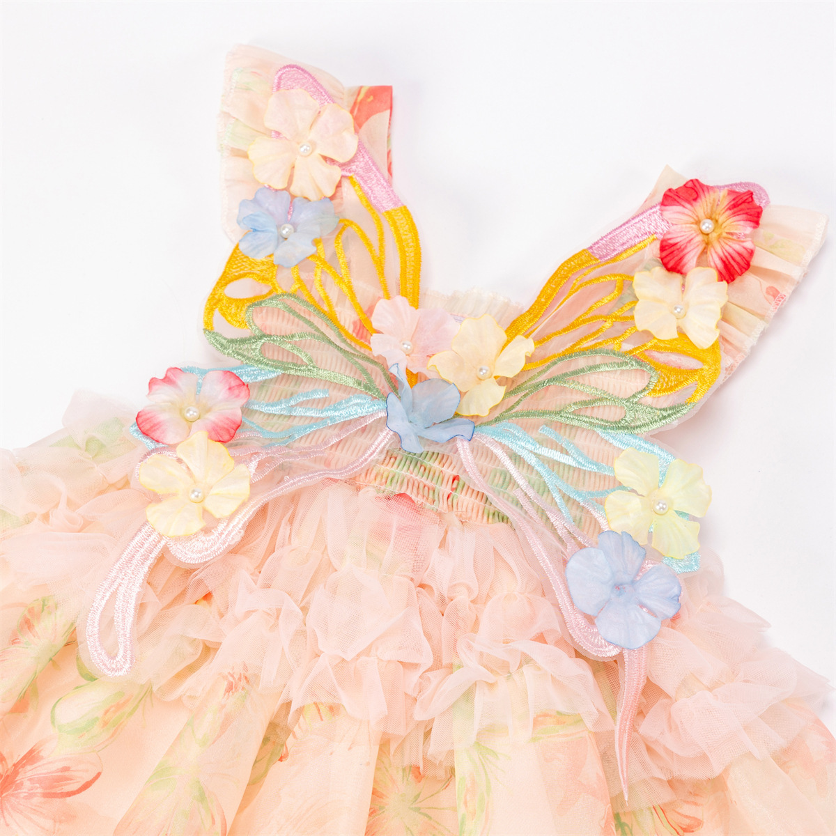 Chemical Fiber Blend Butterfly Sleeveless Midi Dresses - image 8