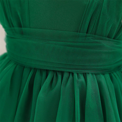 Mesh Bow Sleeveless Midi Dresses - image 24