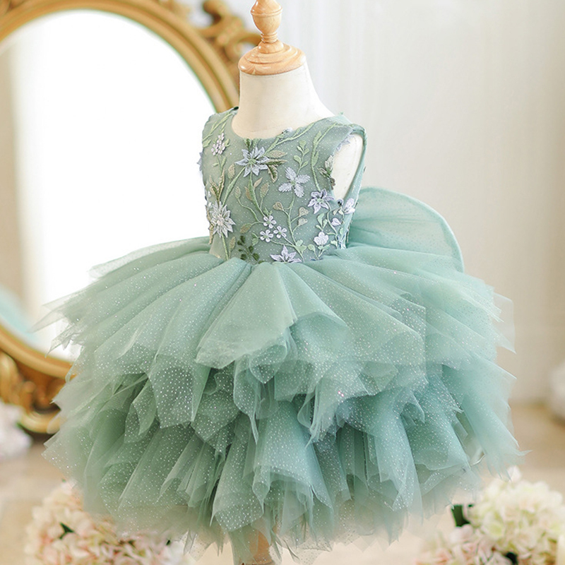 Mesh Embroidery Sleeveless Short Dresses - image 3