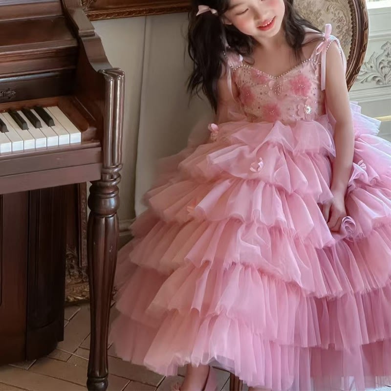 Mesh Split Joint Sleeveless Maxi Dresses - image 6