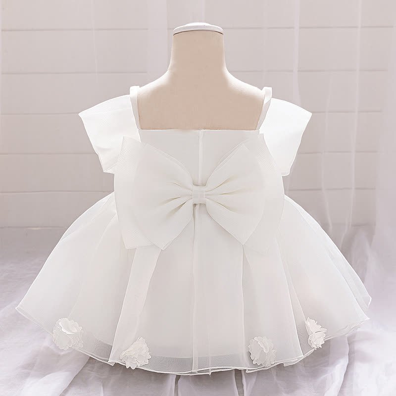 Organza Bow Rosette Maxi Dresses - image 21