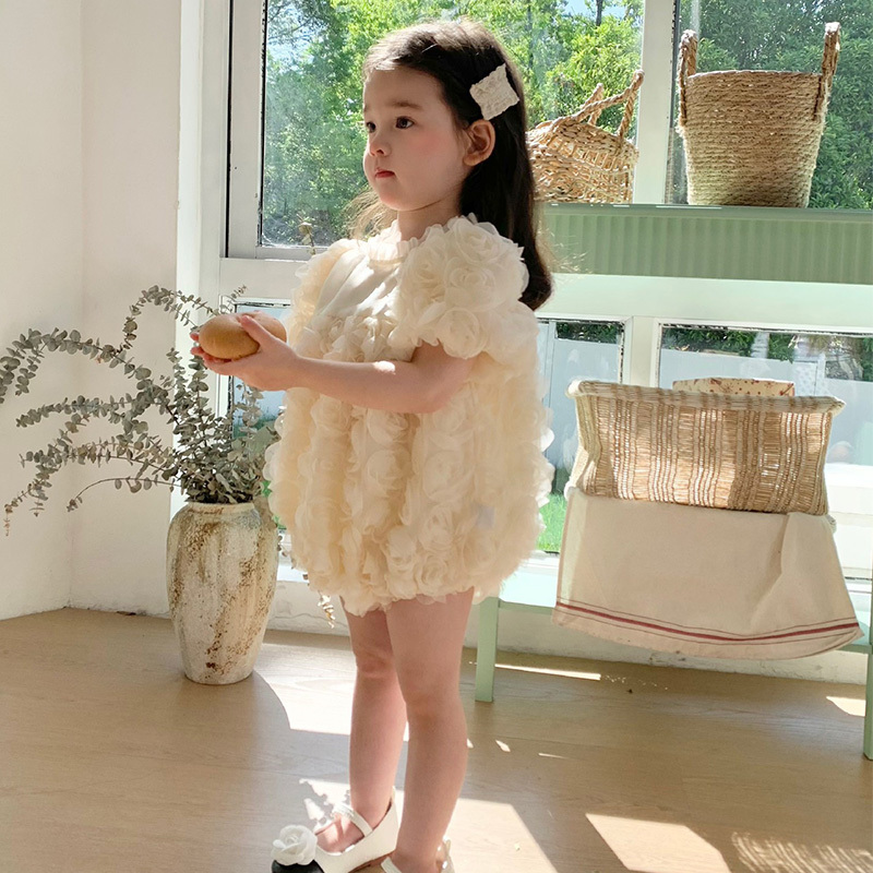 Cotton Rosette Short Sleeve Regular Bodysuit - image 11