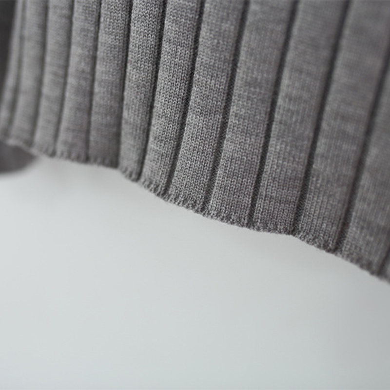 [Archive Sale] Velvet Feather-trimmed Fleece Long Sleeve Mid-long Two-piece Set - image 9