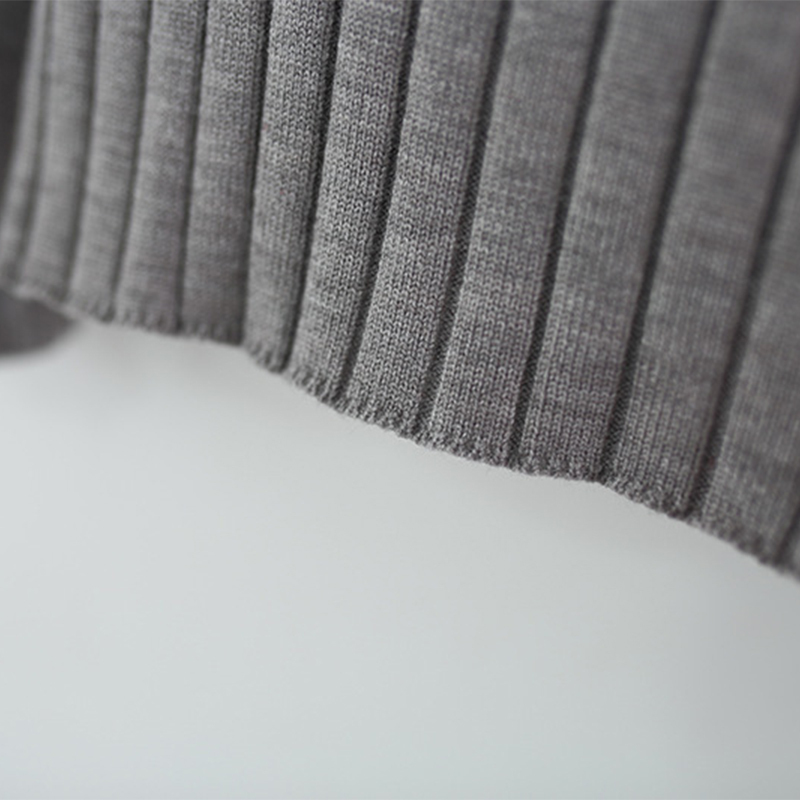 [Archive Sale] Velvet Feather-trimmed Fleece Long Sleeve Mid-long Two-piece Set - image 9