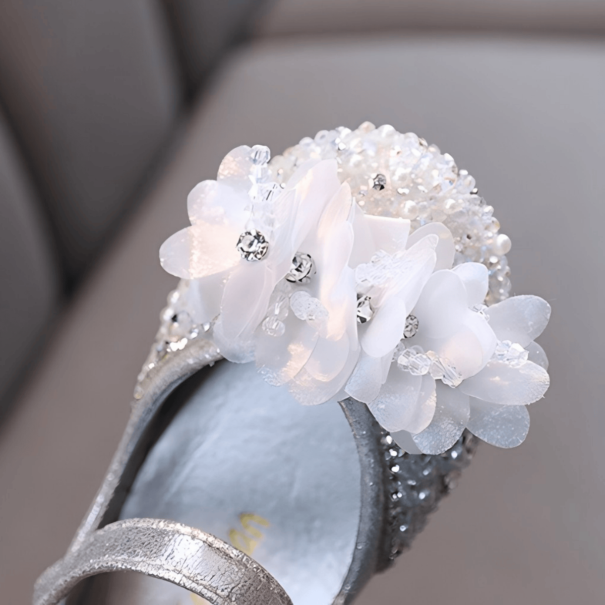 Solid Rosette Round Toe Mary Janes  - image 8