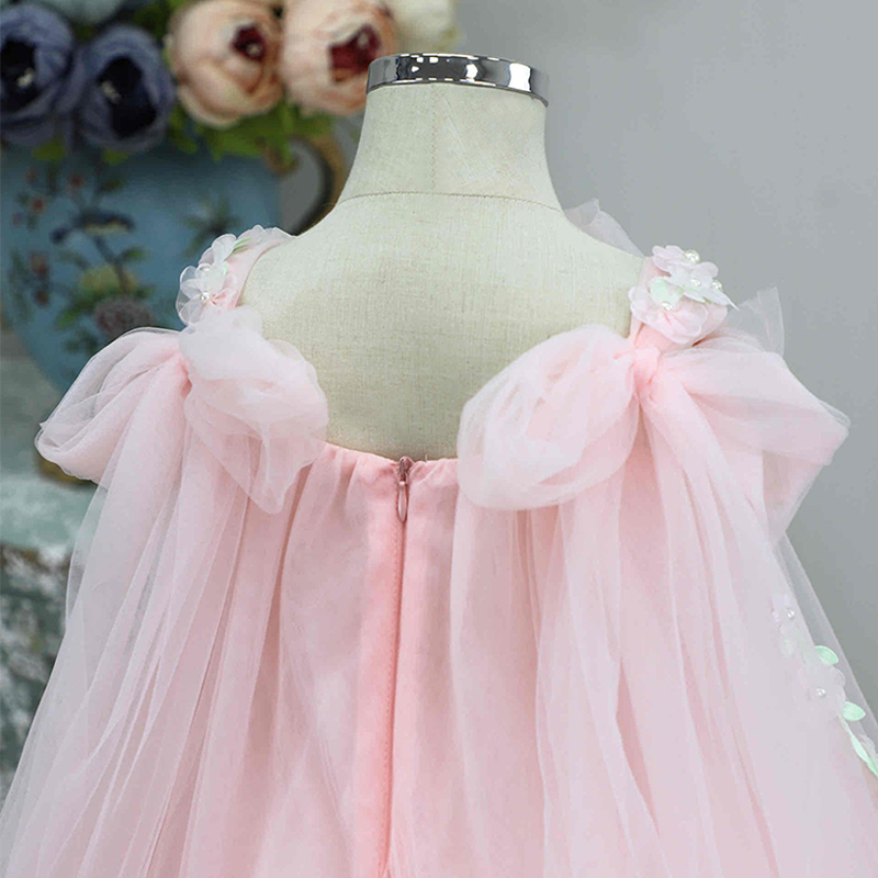 Satin & Organza Imitation Pearls Gathered Sleeveless Short Dresses - image 7