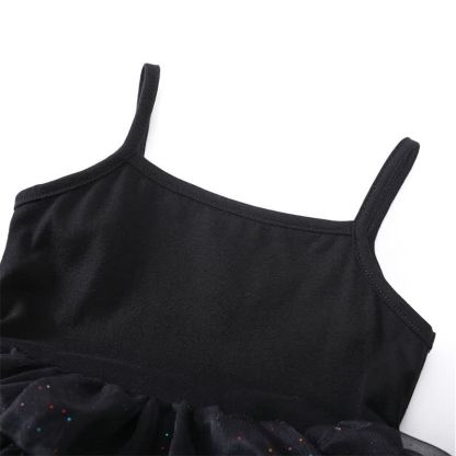 Mesh Sequins Ballet Glitter Gallus Midi Dresses - image 5