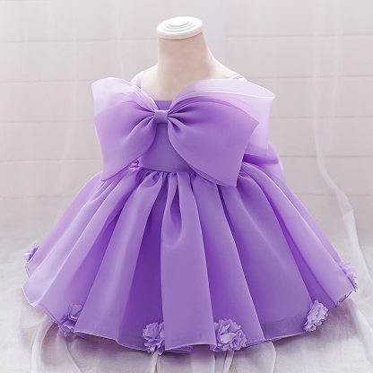 Organza Bow Rosette Maxi Dresses - image 38