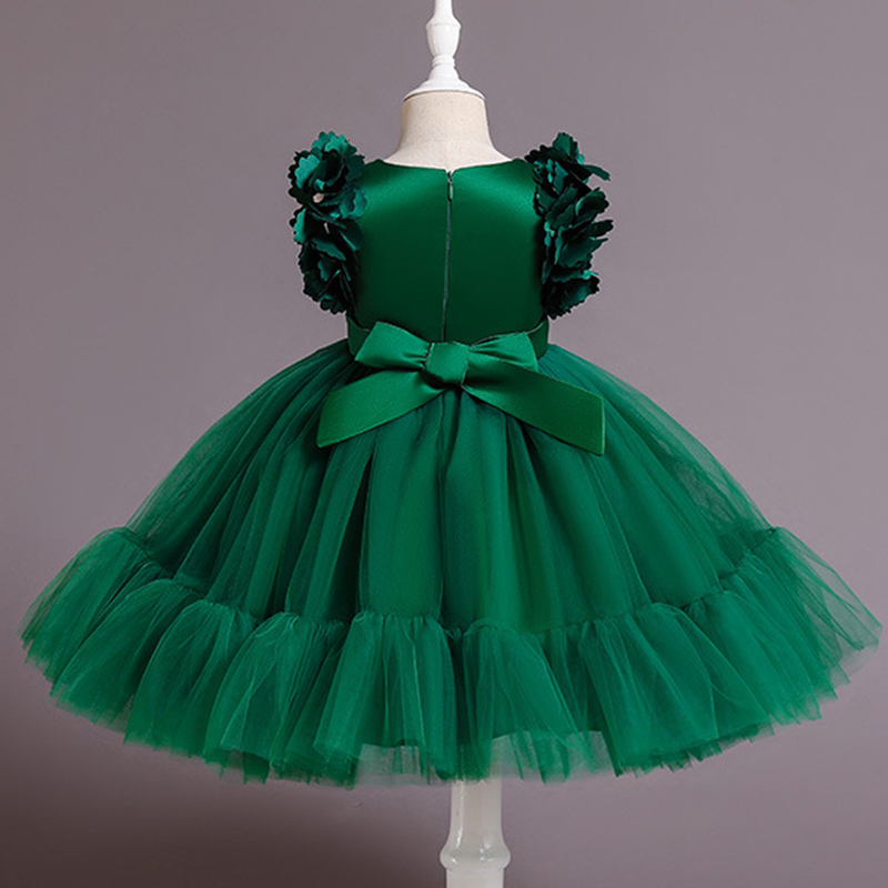 Mesh Rosette Sleeveless Midi Dresses - image 6