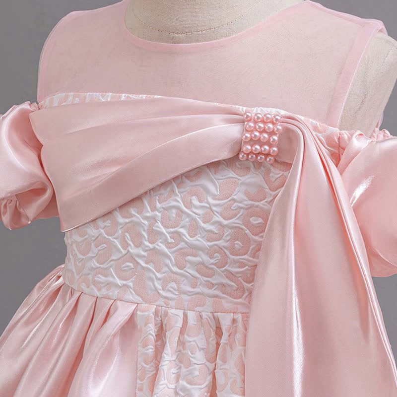 Satin Split Joint Short Sleeve Midi Dresses - image 4