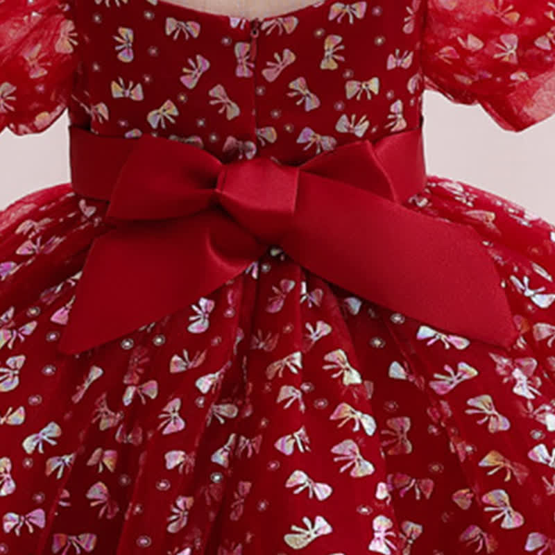 Mesh Piping Short Sleeve Midi Dresses - image 14