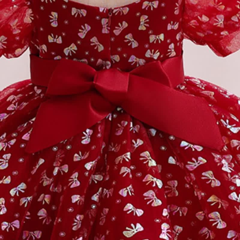 Mesh Piping Short Sleeve Midi Dresses - image 14