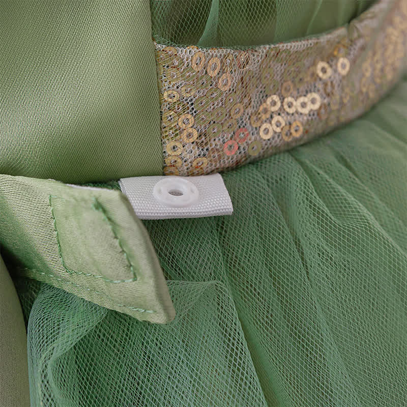 Mesh Bow Sequins Sleeveless Maxi Dresses - image 35