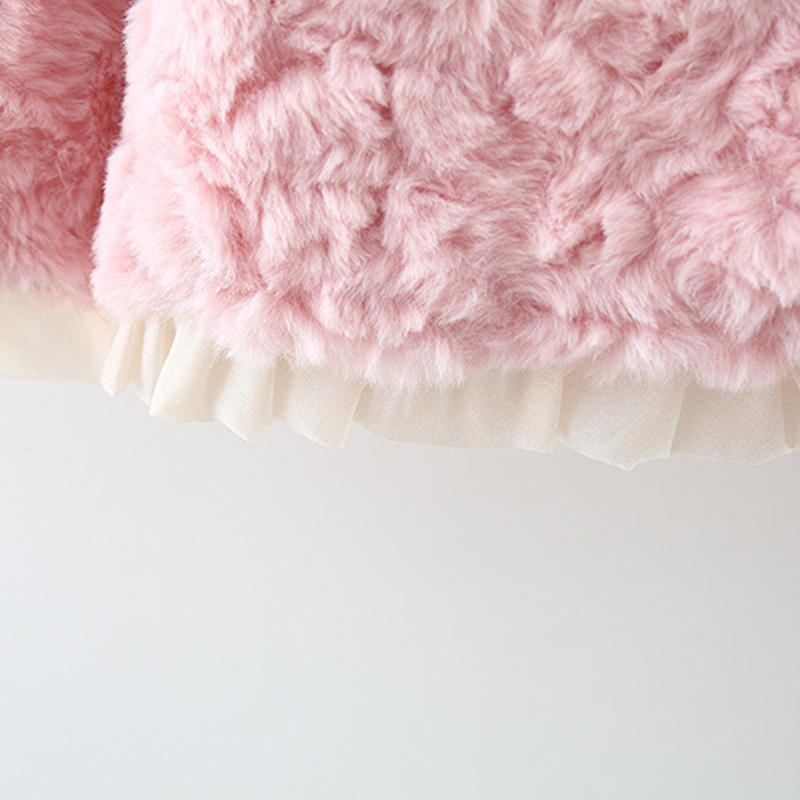 Faux Fur Flouncing Long Sleeve Regular Outerwear - image 15