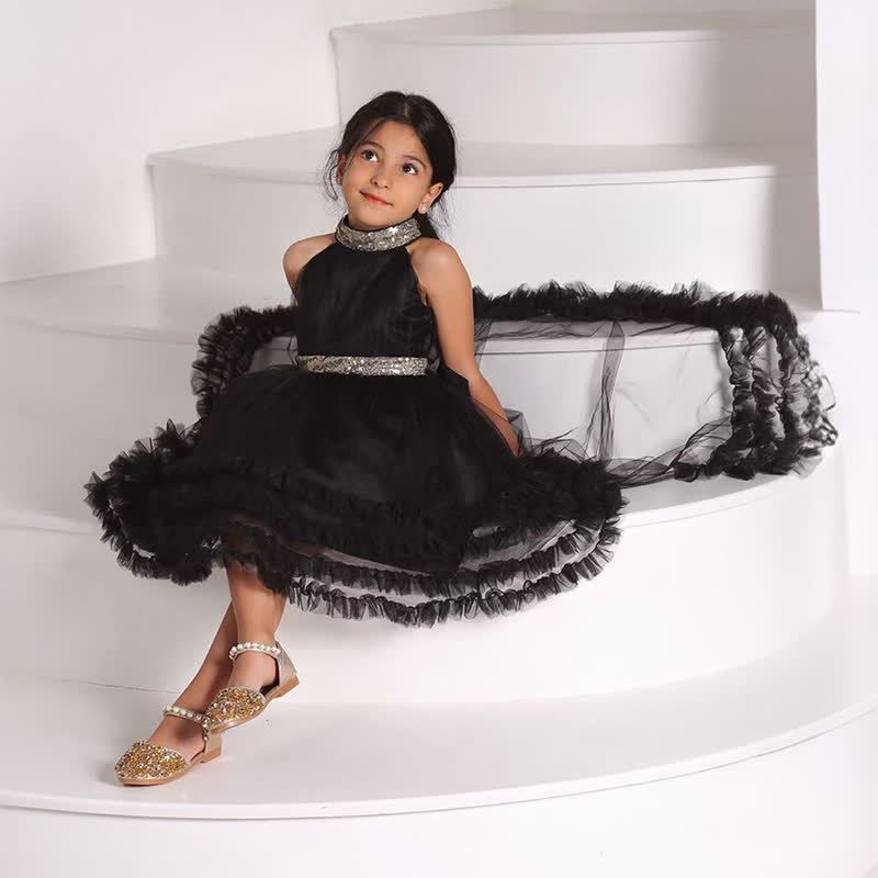 Mesh Bow Sequins Sleeveless Maxi Dresses - image 28