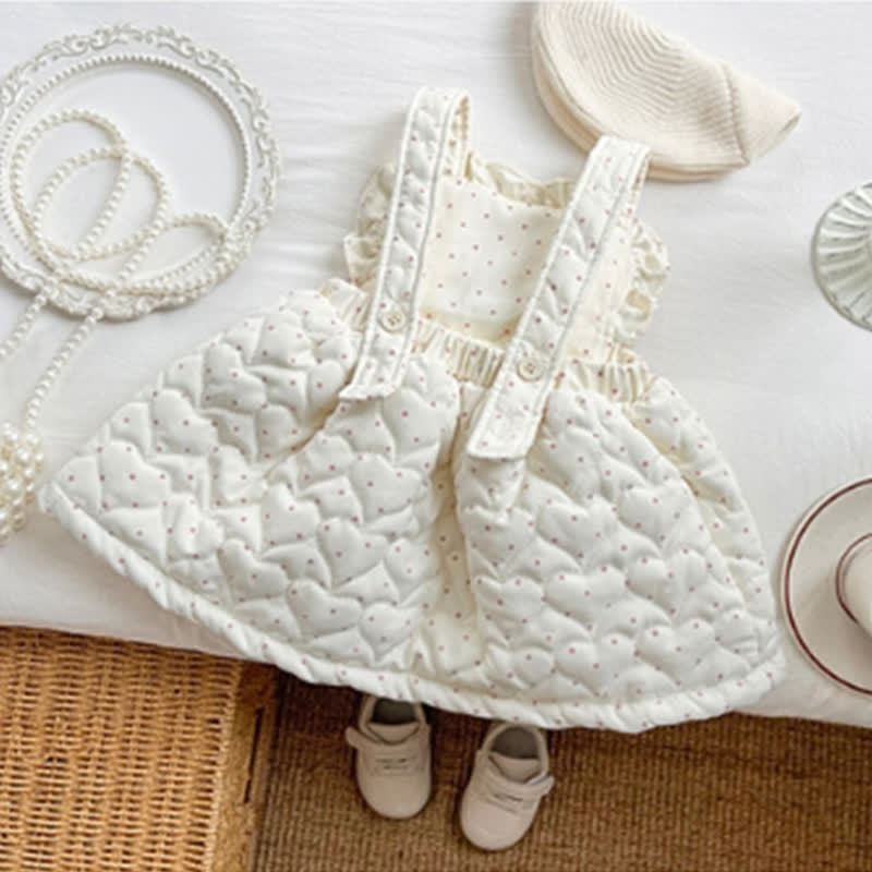 [Archive Sale] Cotton-blend Cat Polka Dots  Sleeveless Short Dresses - image 4