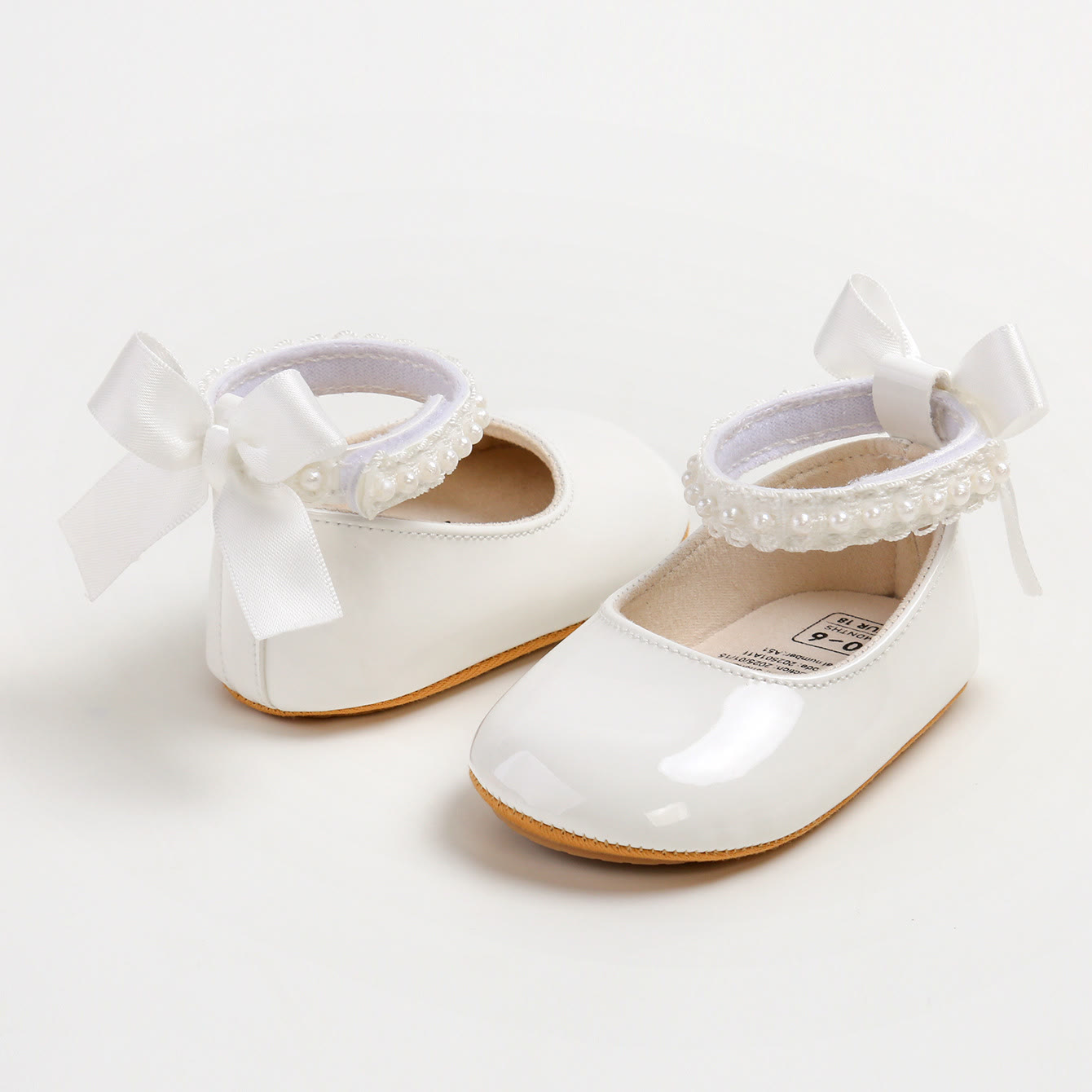 Solid Pearl Round Toe Mary Janes - image 8