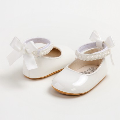 Solid Pearl Round Toe Mary Janes - image 8