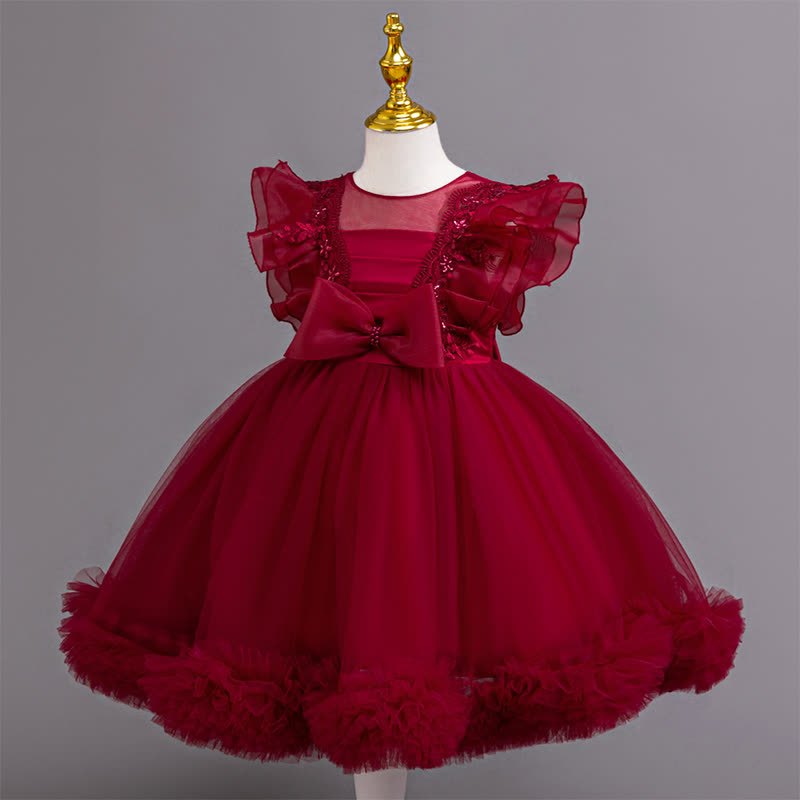 Organza Lace Bow Sleeveless Midi Dresses - image 19