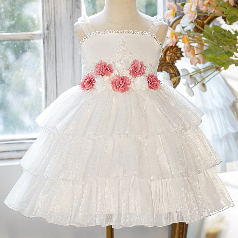 Organza Rosette Sleeveless Midi Dresses - image 5