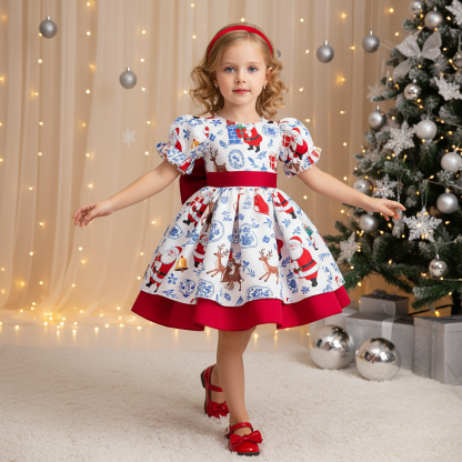 Satin Split Joint Short Sleeve Regular Dresses - image 5