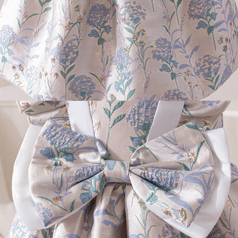 [Archive Sale] Jacquard Bow Maxi Dresses - image 8