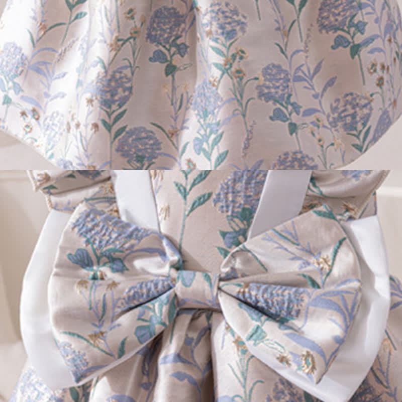 [Archive Sale] Jacquard Bow Maxi Dresses - image 8